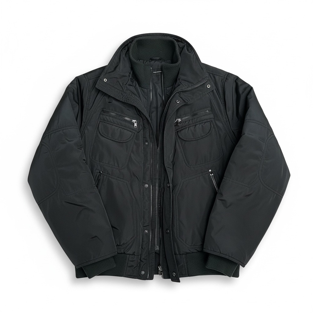 Ugo Celeste Vintage Italian Bomber Jacket - Rome Boutique